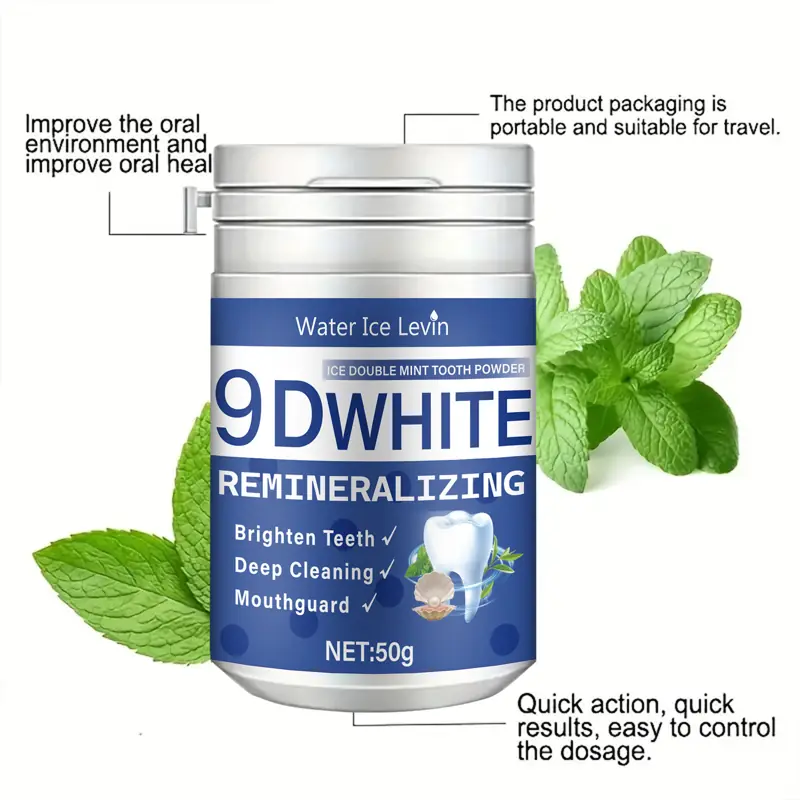 9D White Remineralizing Tooth Powder — 3