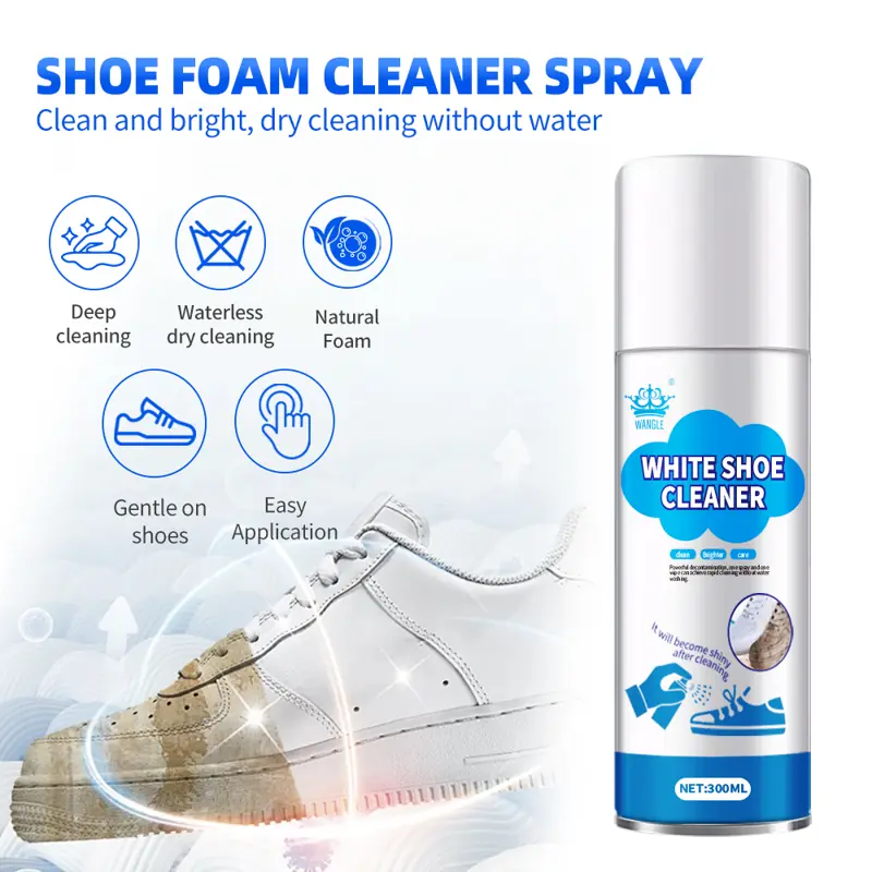 White Shoe Cleaner Foam 300ml — 2