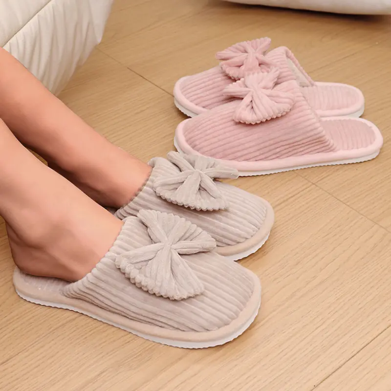 Women's Bow Slip-On Slippers — 2
